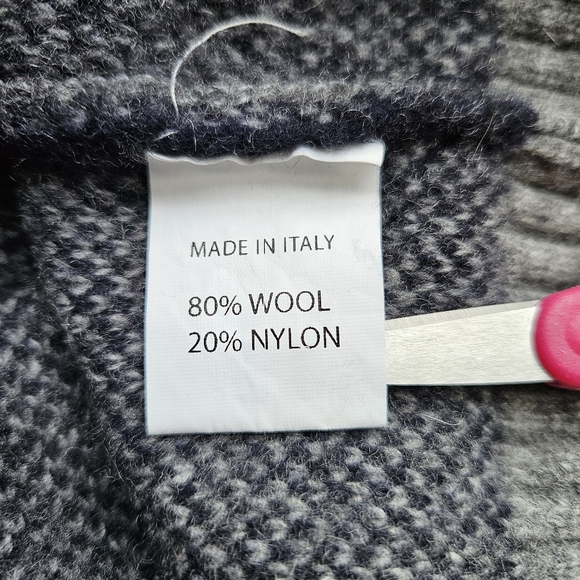 Vintage Gianetti 1/4 Zip Striped Sweater Wool Blend Mens Size Small - Picture 10 of 11